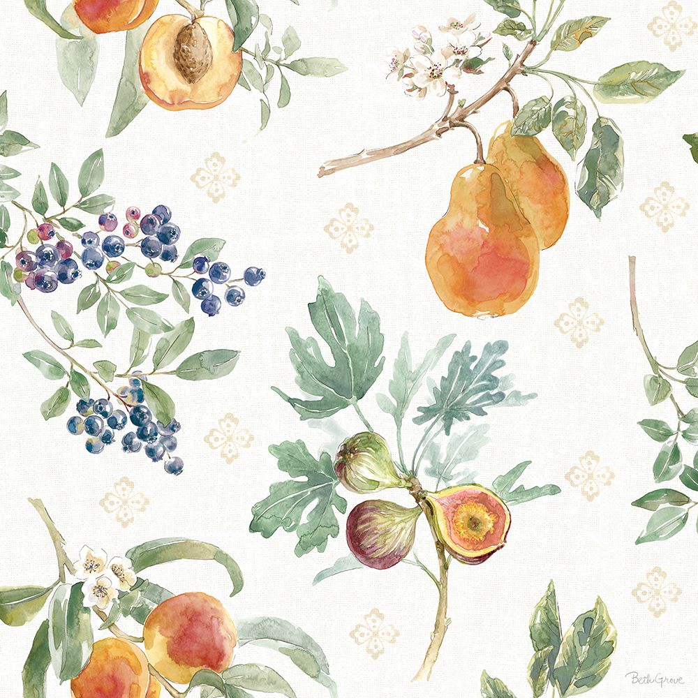 Floral Solitude Pattern IVA art print by Beth Grove for $57.95 CAD