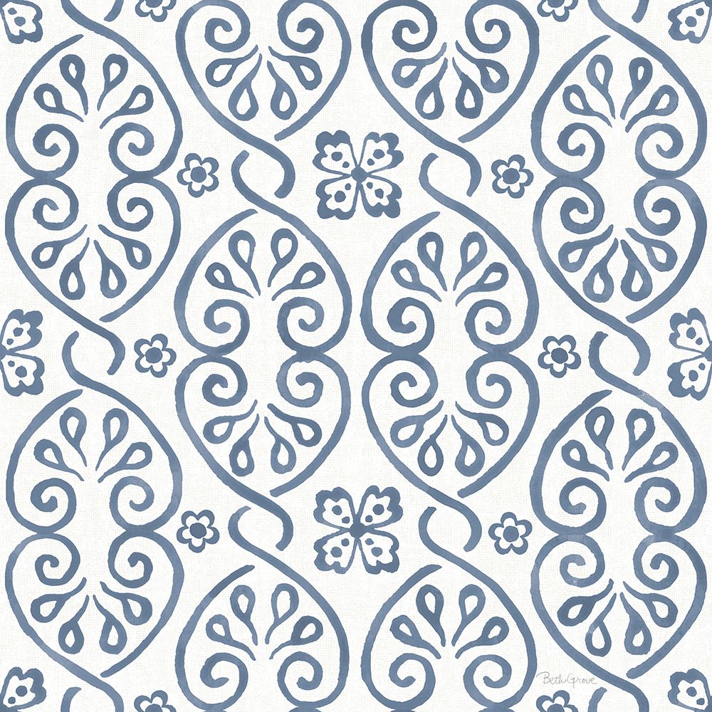 Floral Solitude Pattern VIIC art print by Beth Grove for $57.95 CAD