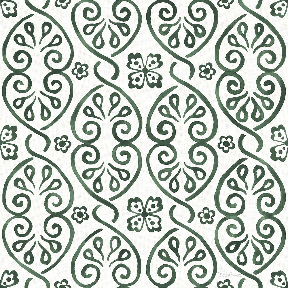Floral Solitude Pattern VIIE art print by Beth Grove for $57.95 CAD