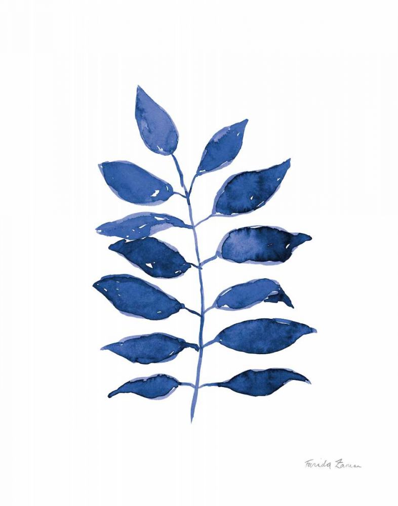 Fresh and Blue IV art print by Farida Zaman for $57.95 CAD