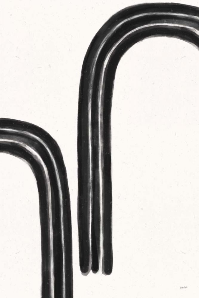 BW Rainbow II art print by Leah York for $57.95 CAD