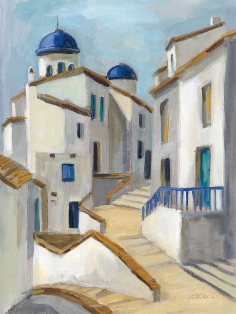 Santorini View II art print by Silvia Vassileva for $57.95 CAD