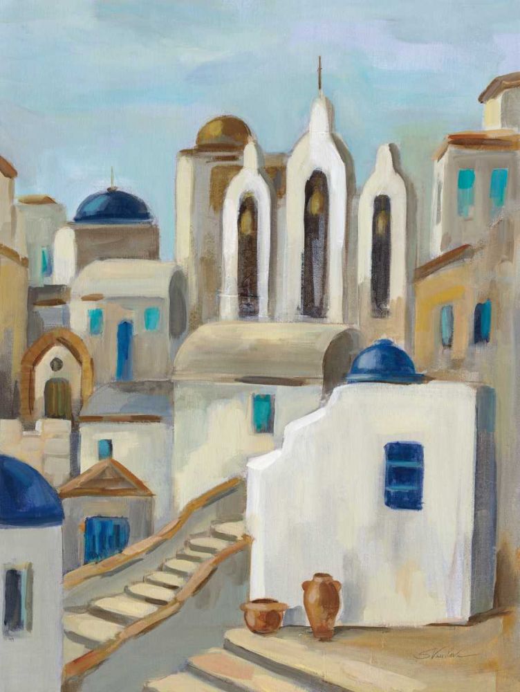 Santorini View III art print by Silvia Vassileva for $57.95 CAD
