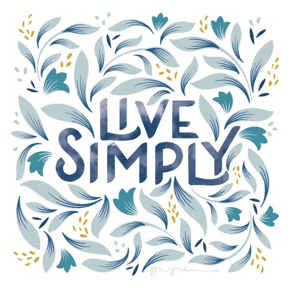 Calm Words I art print by Gia Graham for $57.95 CAD