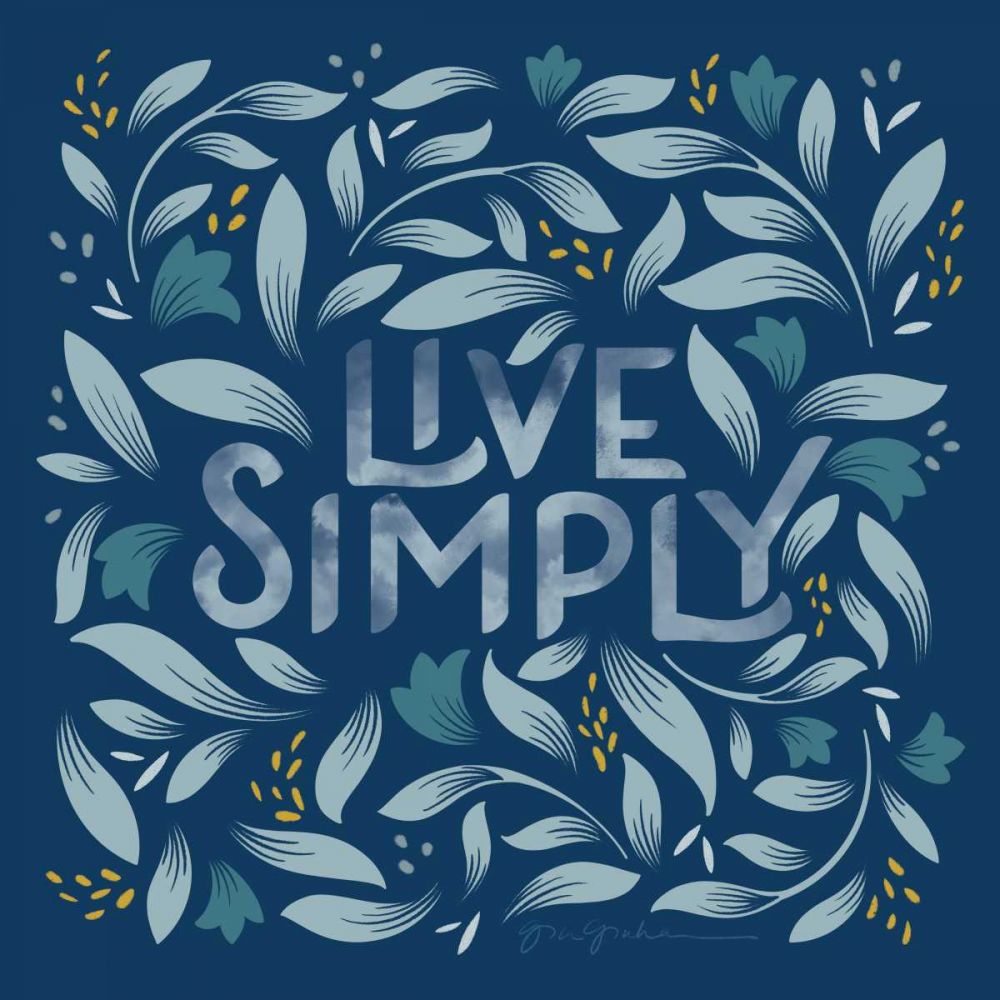 Calm Words I Dark art print by Gia Graham for $57.95 CAD