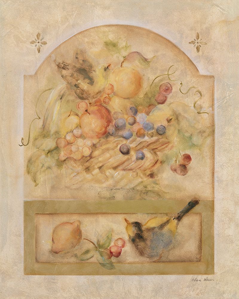 Fruit and Birds I art print by Cheri Blum for $57.95 CAD