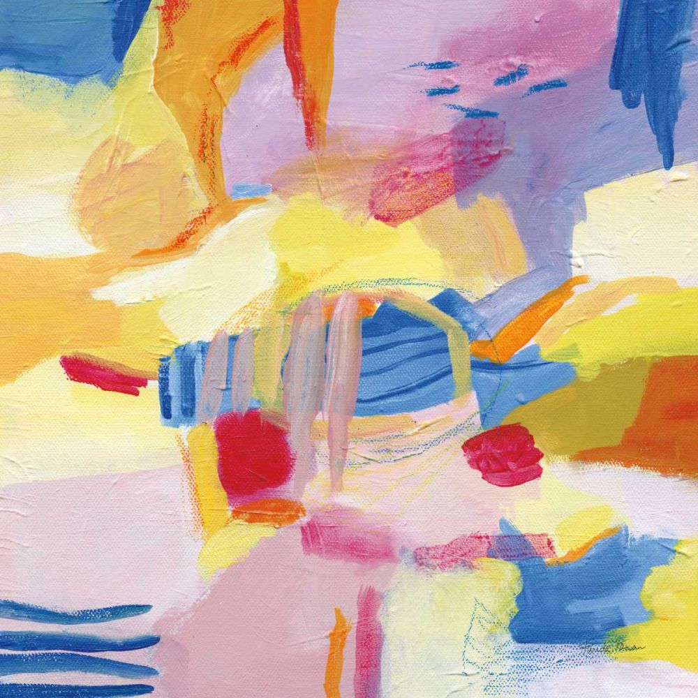 Pastel Shades Abstract art print by Farida Zaman for $57.95 CAD