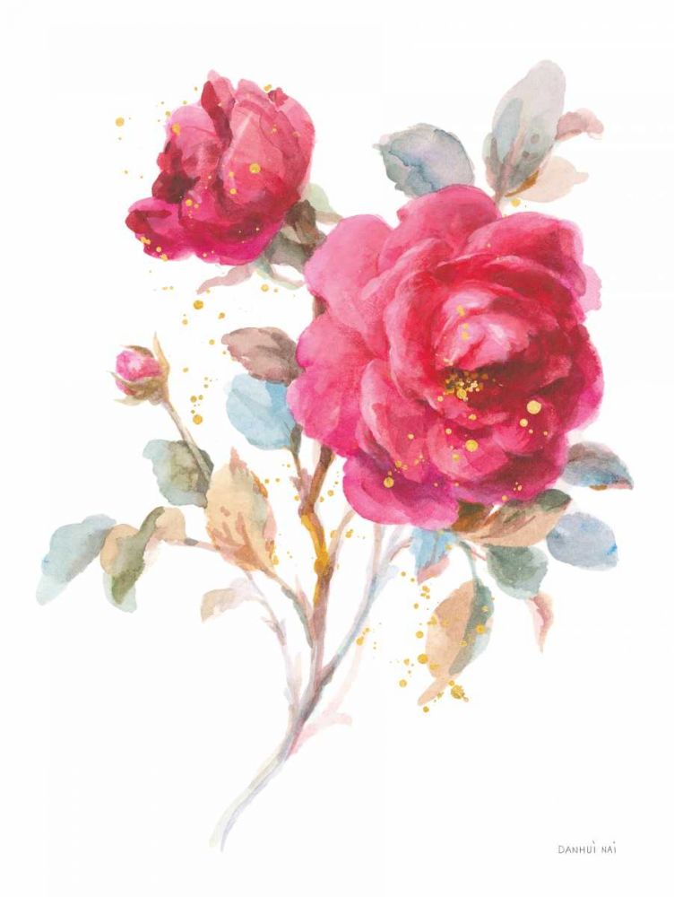 Bold Roses I art print by Danhui Nai for $57.95 CAD