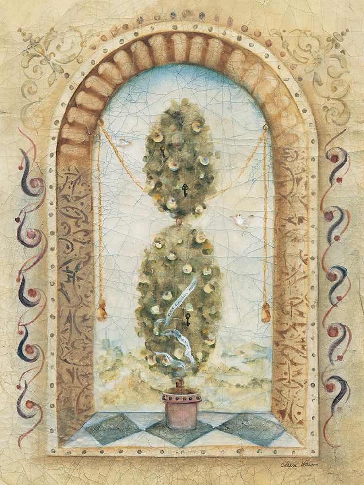 Topiary Fresco I art print by Cheri Blum for $57.95 CAD