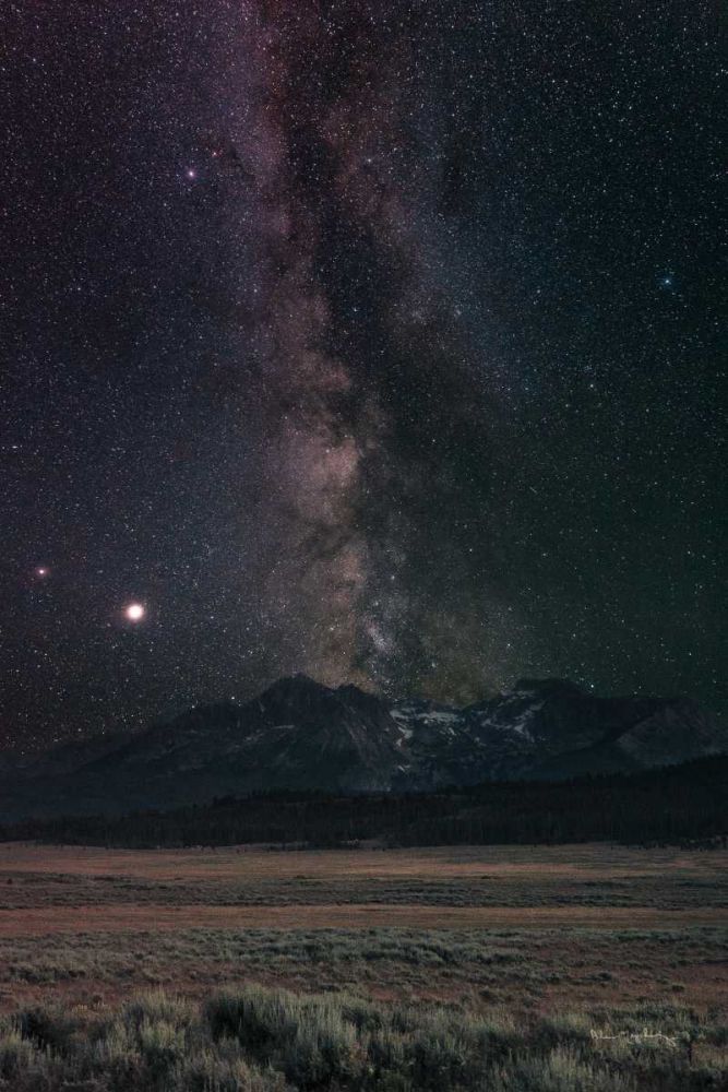 Milky Way in Sawtooth Mountains art print by Alan Majchrowicz for $57.95 CAD