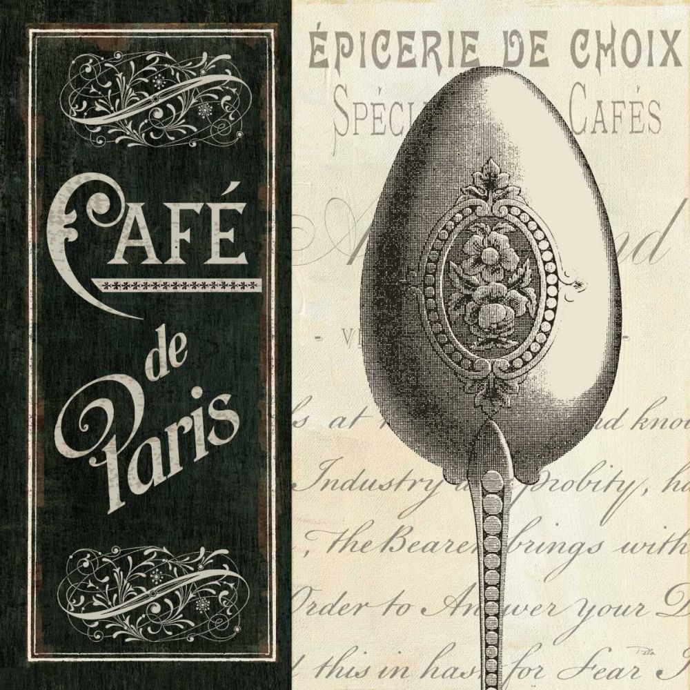 French Menu I art print by Pela Studio for $57.95 CAD
