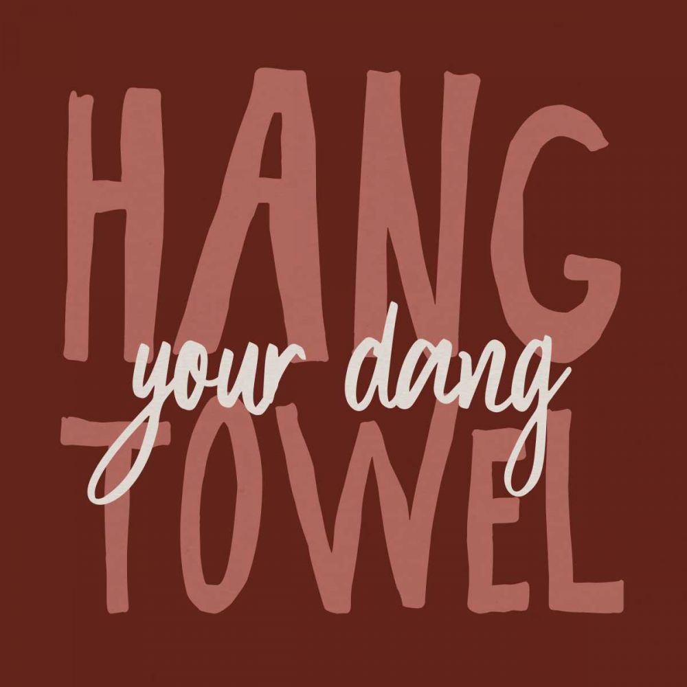 Bathroom Advice II Red art print by Wild Apple Portfolio for $57.95 CAD