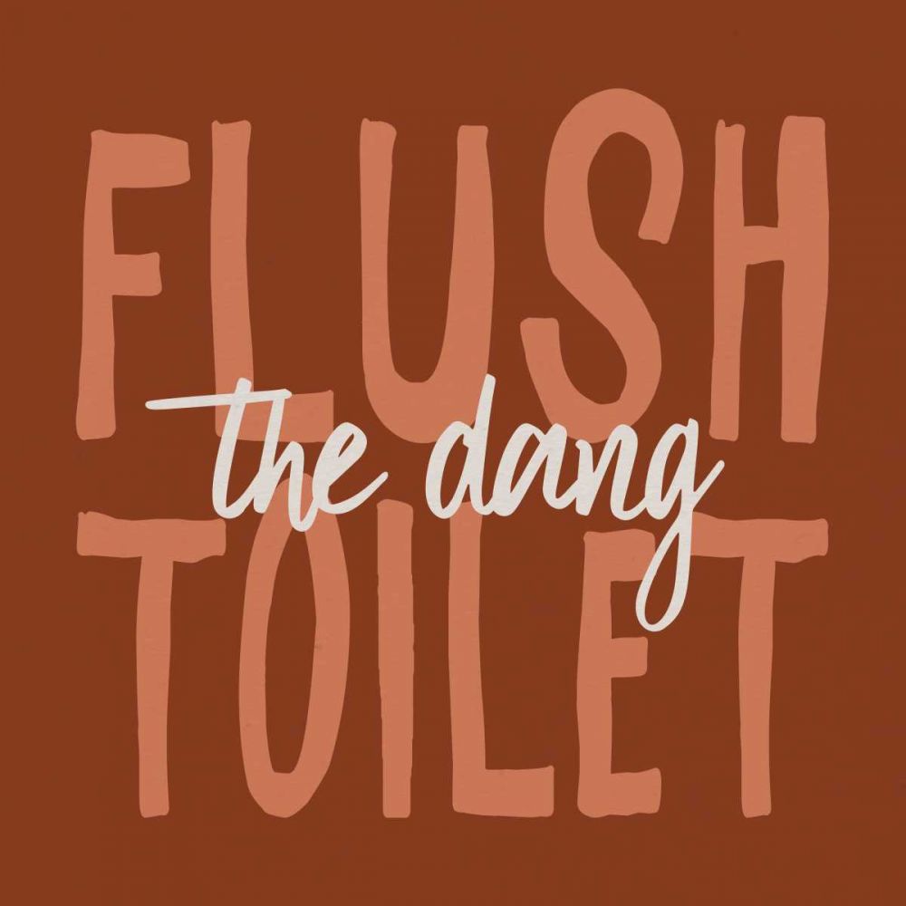 Bathroom Advice III Brown art print by Wild Apple Portfolio for $57.95 CAD