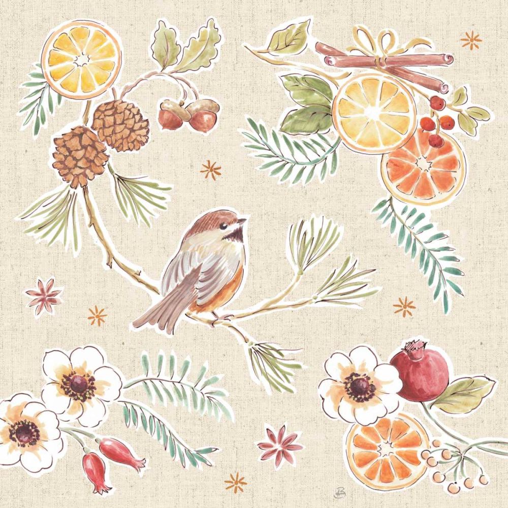 Winter Spice III art print by Daphne Brissonnet for $57.95 CAD