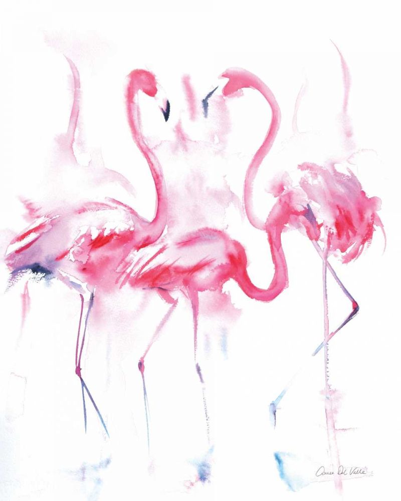 Flamingo Trio art print by Aimee Del Valle for $57.95 CAD