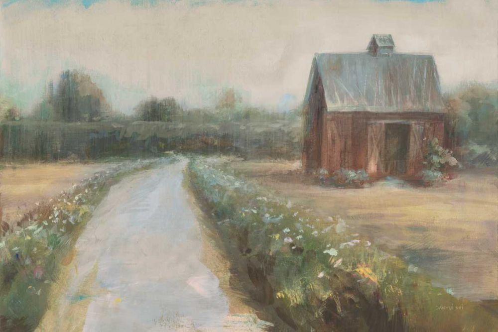 Road to the Fields Neutral art print by Danhui Nai for $57.95 CAD