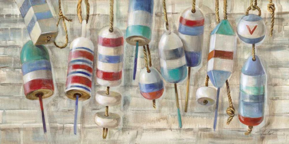 Summer Buoys art print by Silvia Vassileva for $57.95 CAD