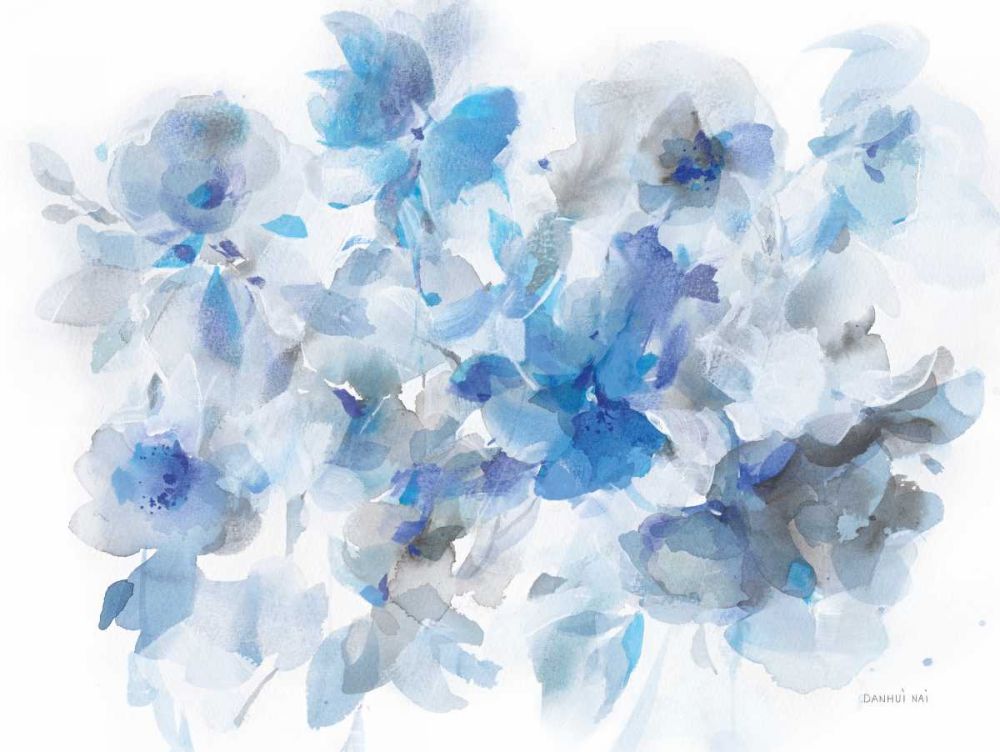 Floral Abstraction art print by Danhui Nai for $57.95 CAD