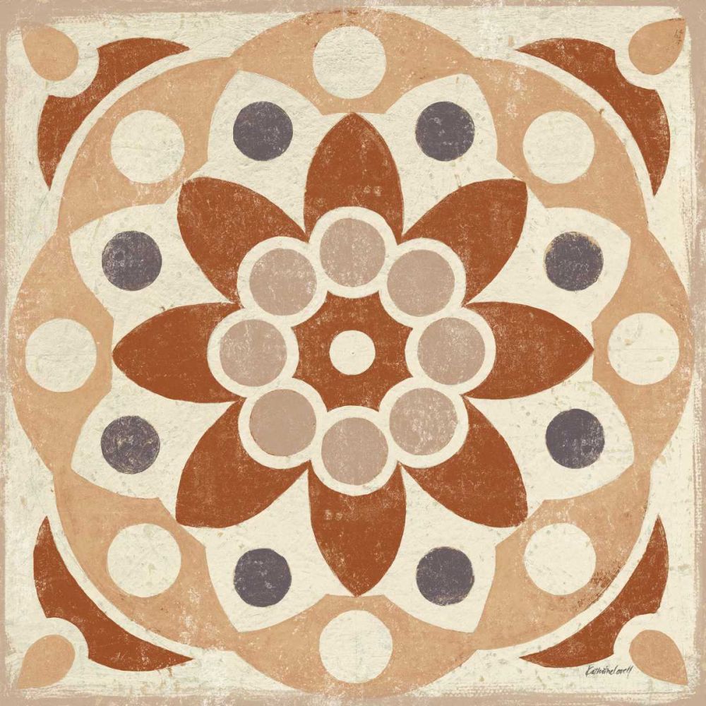Terracotta Tile II art print by Kathrine Lovell for $57.95 CAD