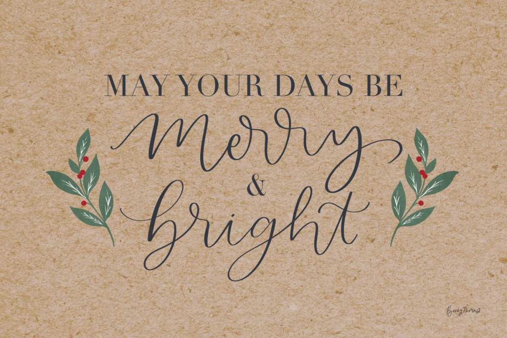 Neutral Christmas I art print by Becky Thorns for $57.95 CAD