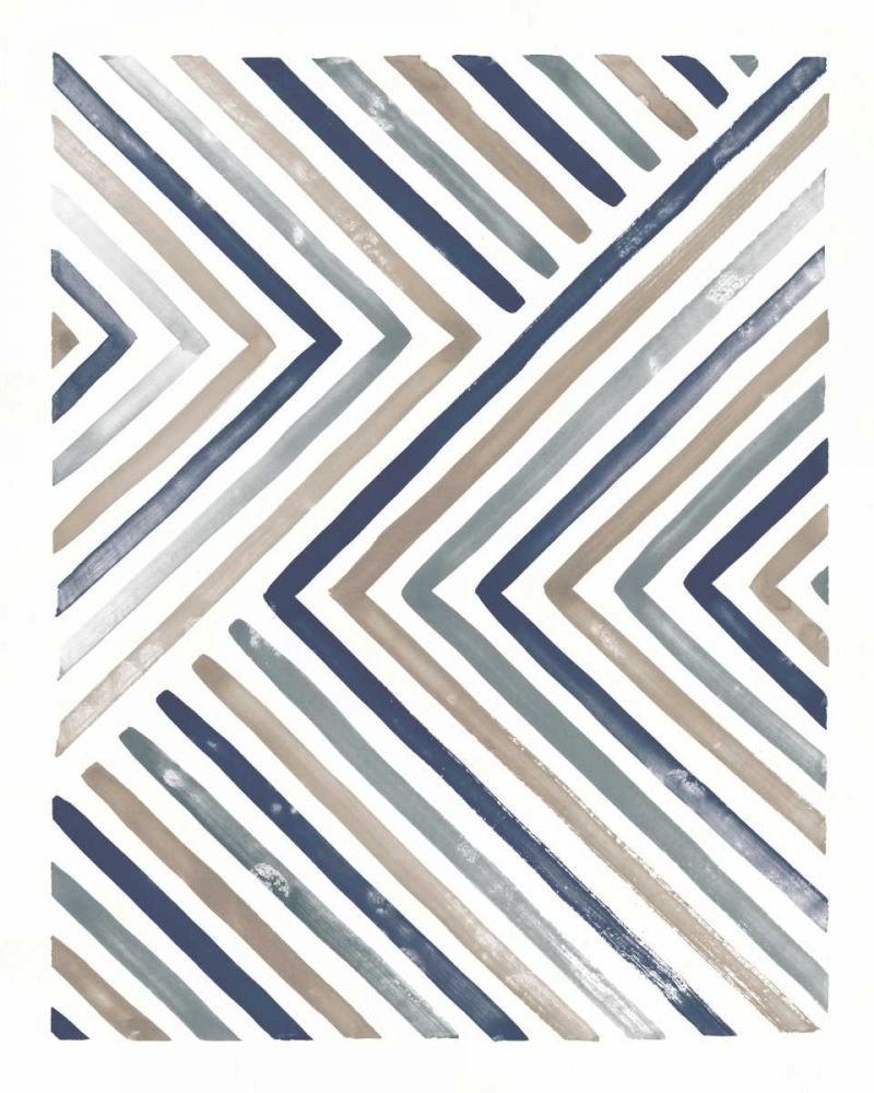 Desert Sunset I Blue art print by Laura Marshall for $57.95 CAD