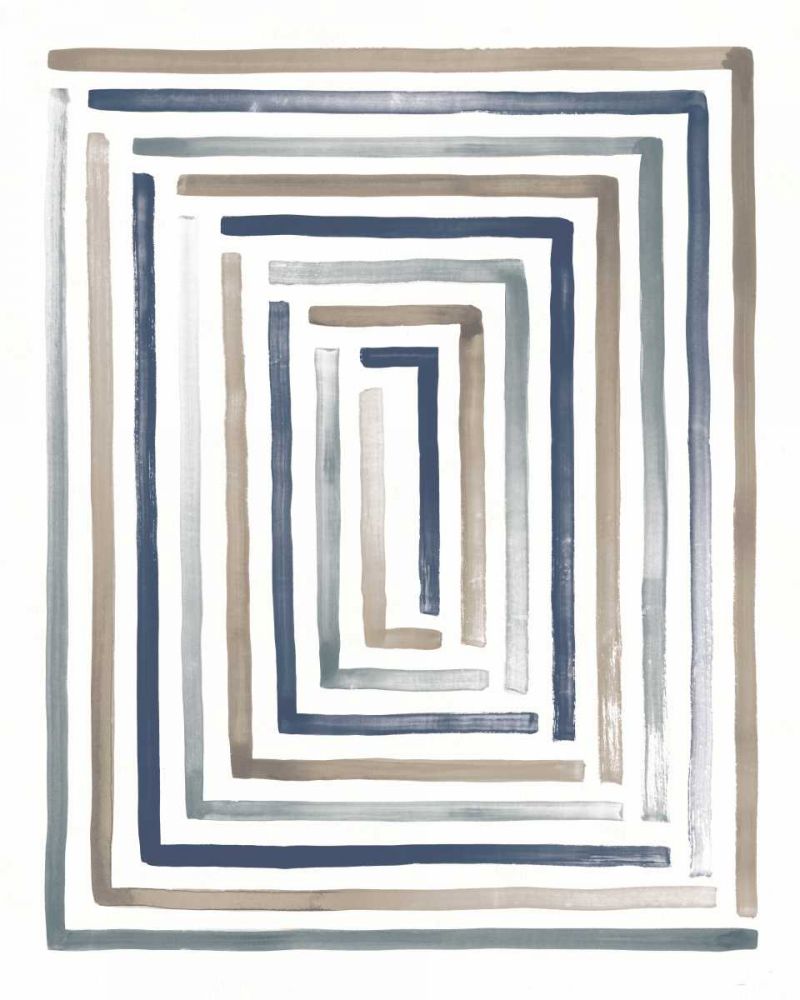 Desert Sunset II Blue art print by Laura Marshall for $57.95 CAD