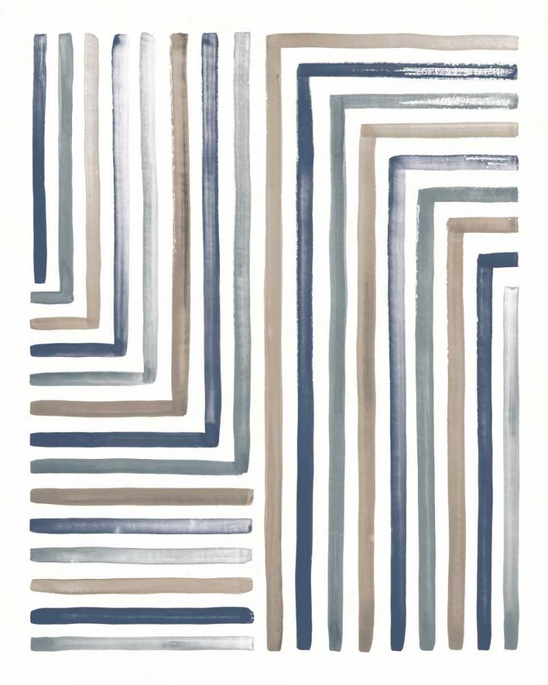 Desert Sunset III Blue art print by Laura Marshall for $57.95 CAD