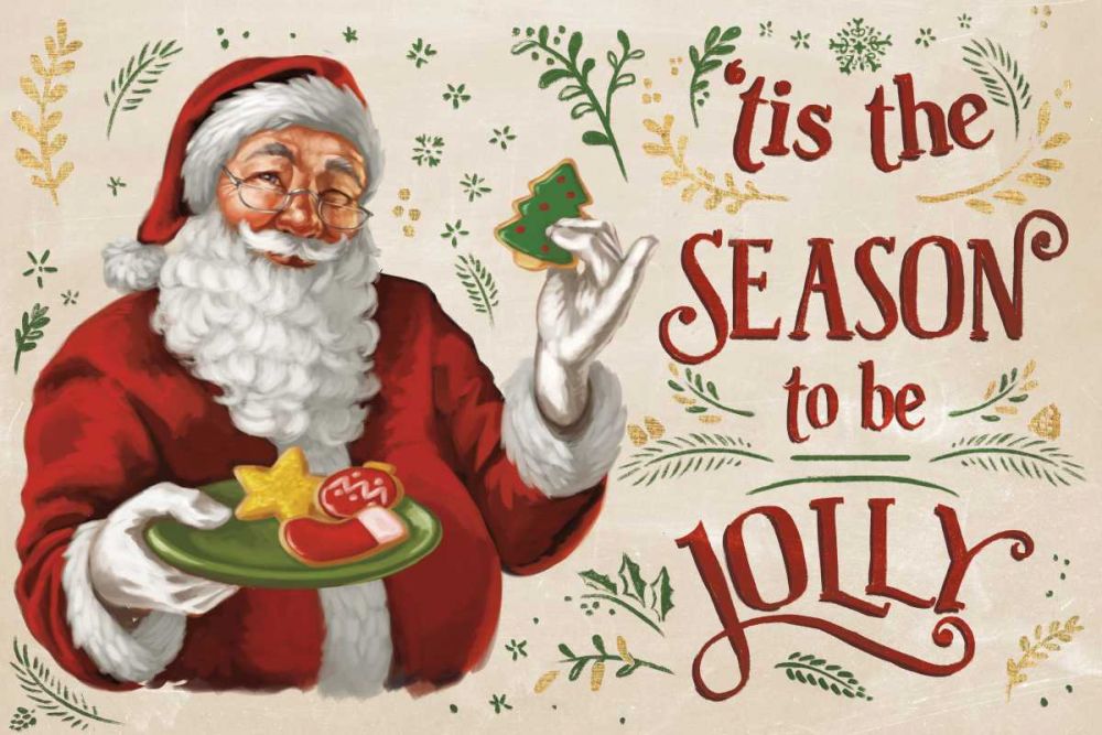 Santas List III Ivory art print by Janelle Penner for $57.95 CAD