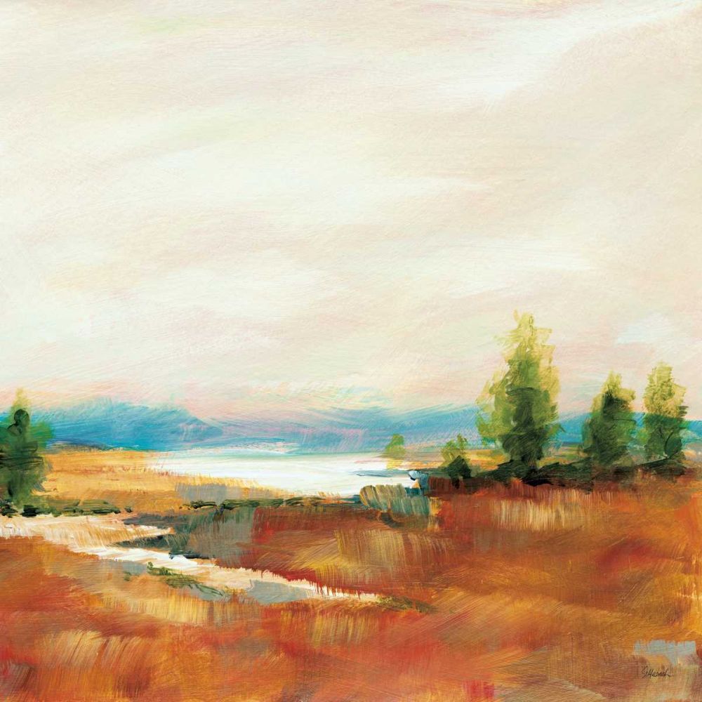 Amity Pond Sq art print by Sue Schlabach for $57.95 CAD