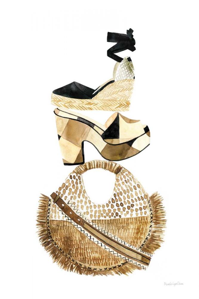 Beach Glam II art print by Mercedes Lopez Charro for $57.95 CAD