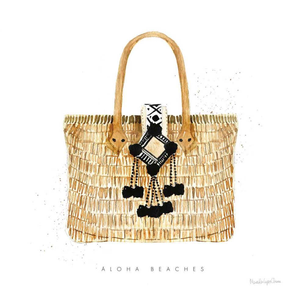 Beach Glam IV art print by Mercedes Lopez Charro for $57.95 CAD