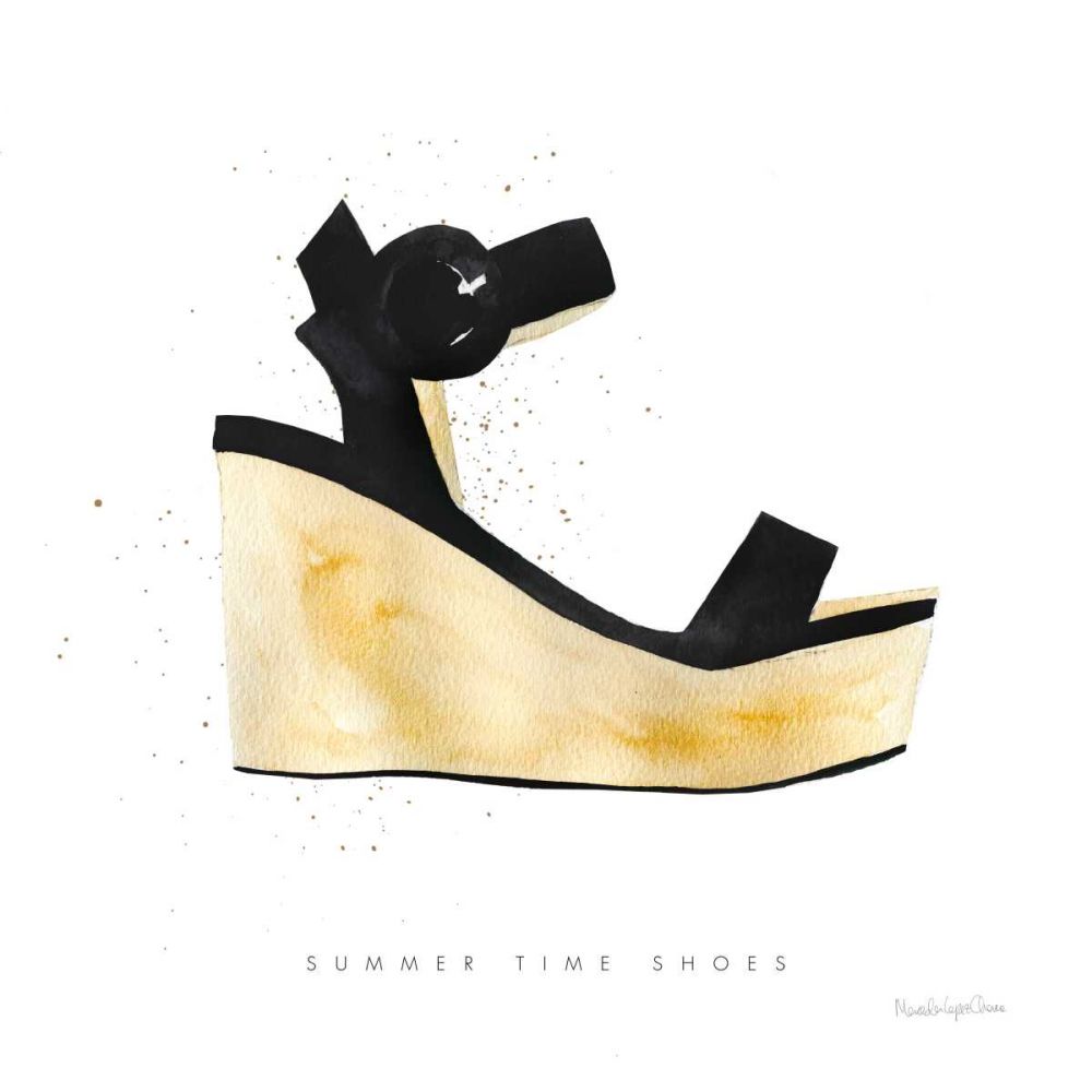Beach Glam VII art print by Mercedes Lopez Charro for $57.95 CAD