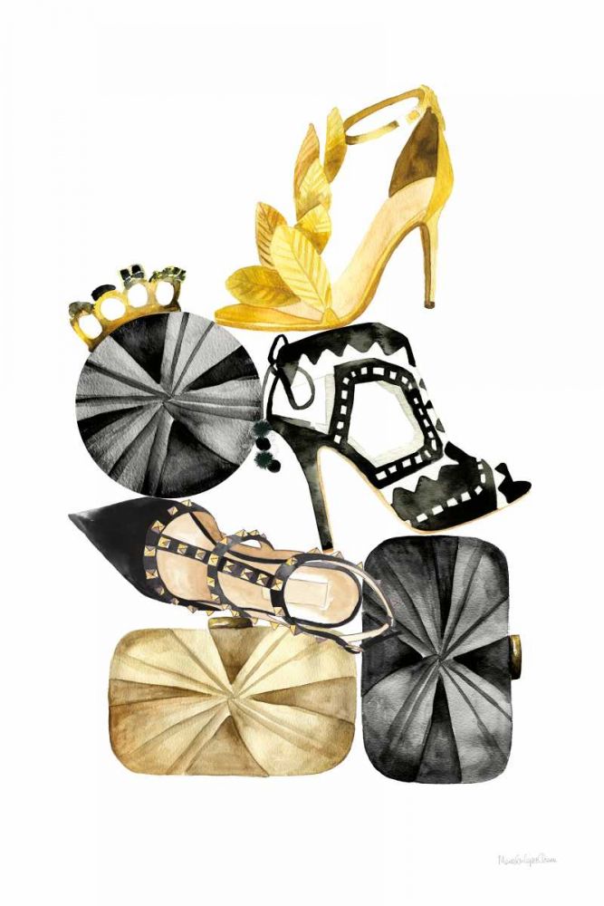 Glitz and Glam II art print by Mercedes Lopez Charro for $57.95 CAD