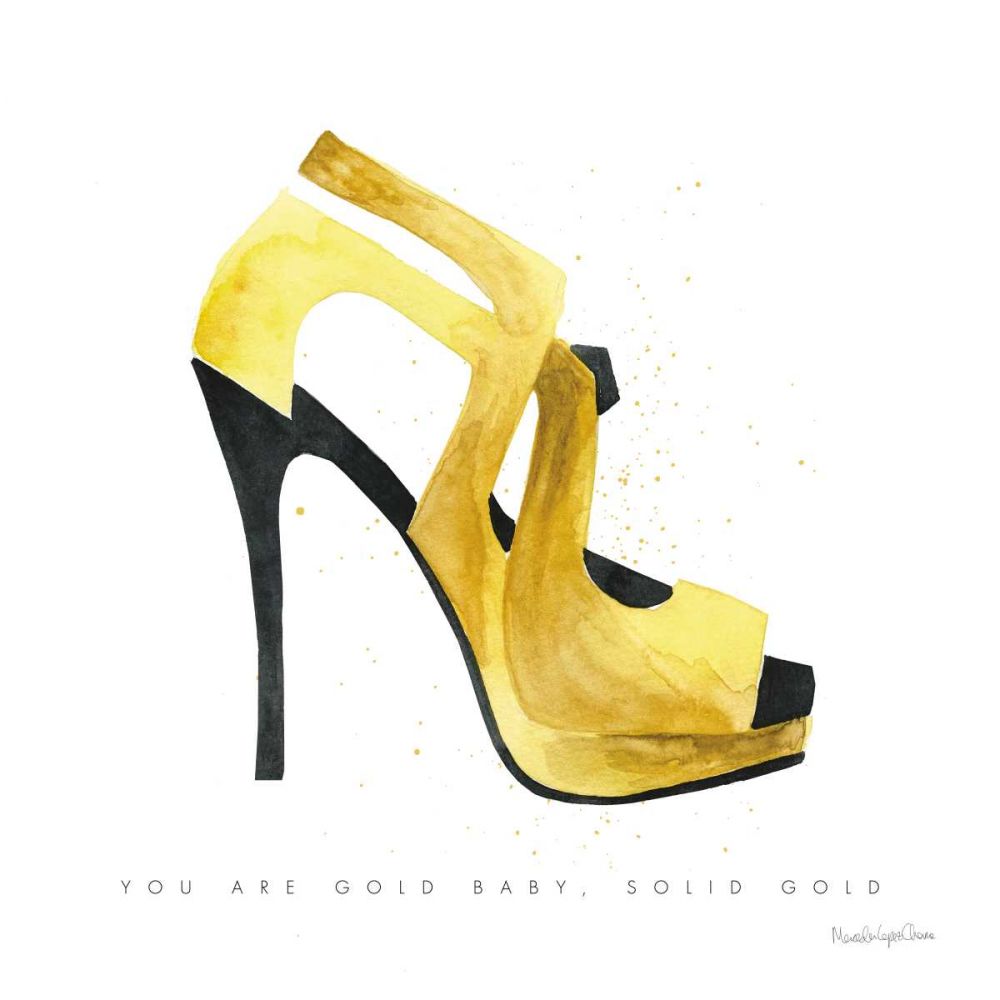 Glitz and Glam VII art print by Mercedes Lopez Charro for $57.95 CAD