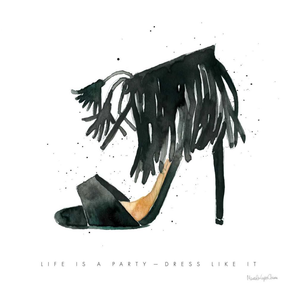 Glitz and Glam VIII art print by Mercedes Lopez Charro for $57.95 CAD