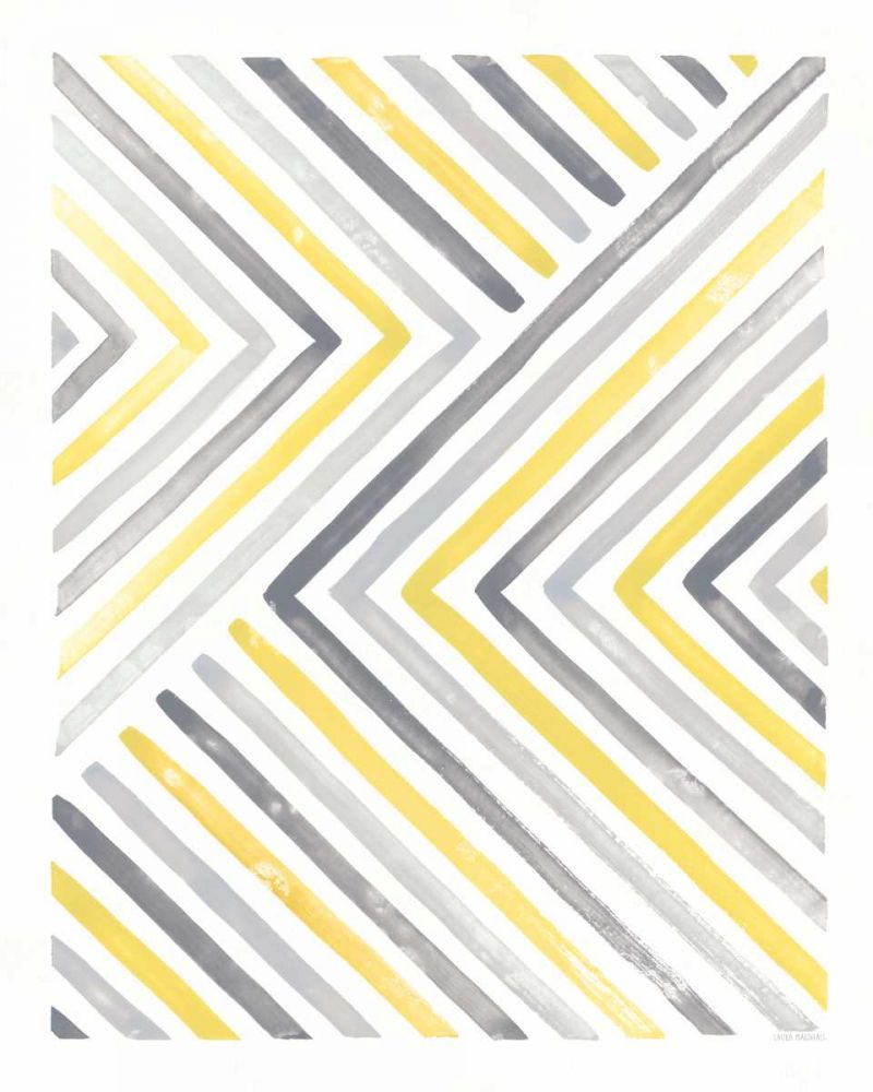 Desert Sunset I Yellow Gray art print by Laura Marshall for $57.95 CAD