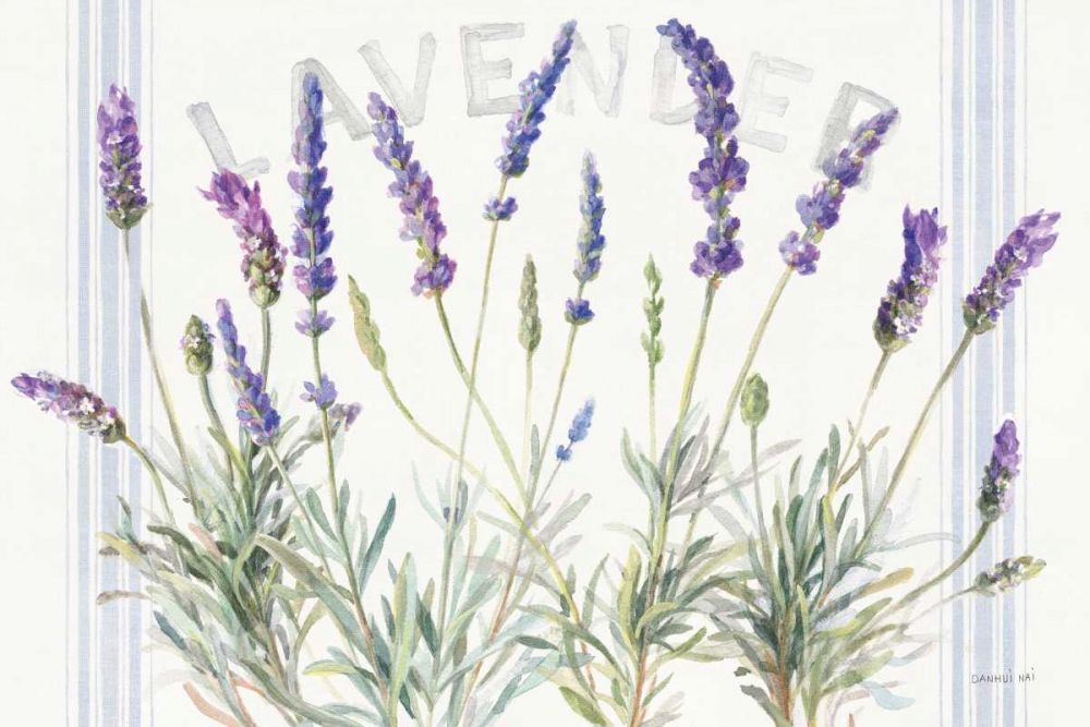 Floursack Lavender V art print by Danhui Nai for $57.95 CAD