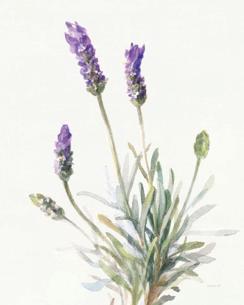 Floursack Lavender III on Linen art print by Danhui Nai for $57.95 CAD