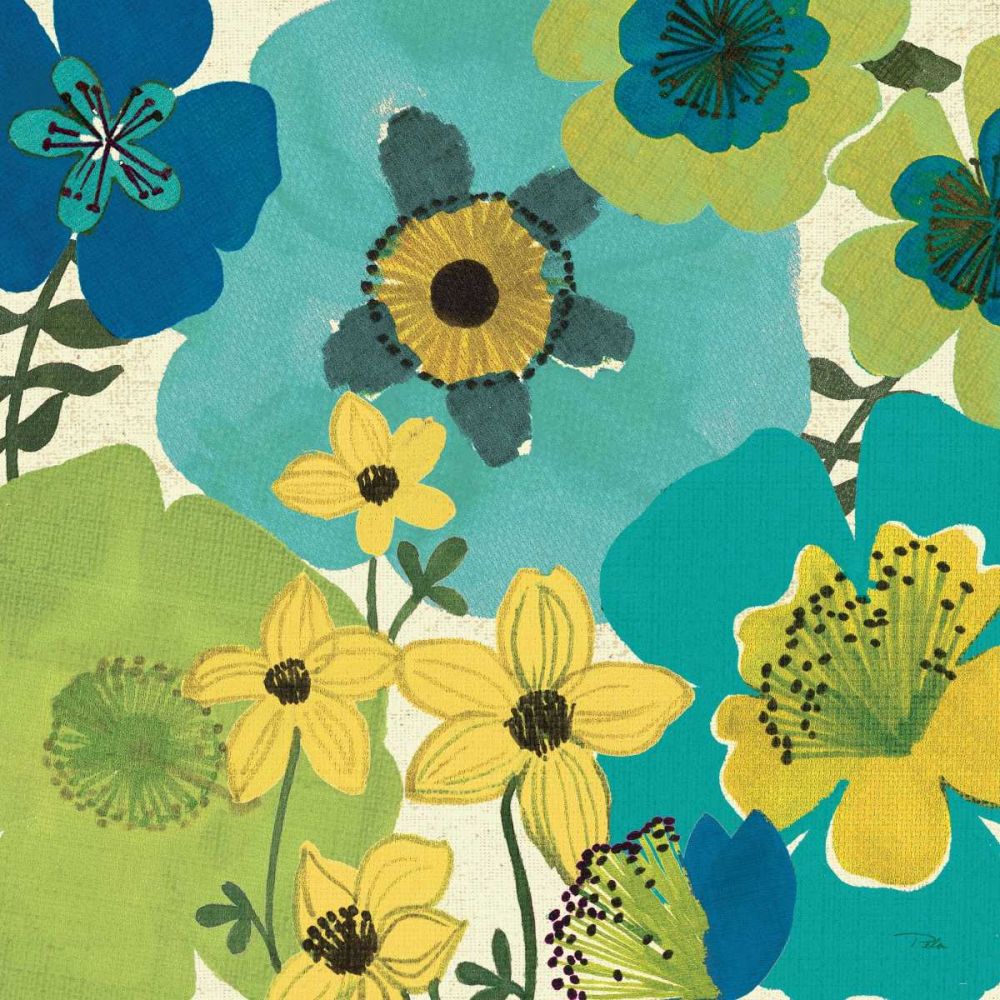 Garden Brights Cool IV art print by Pela Studio for $57.95 CAD