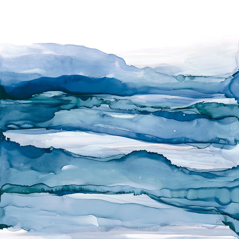 Blue Grayscape IV art print by Chris Paschke for $57.95 CAD
