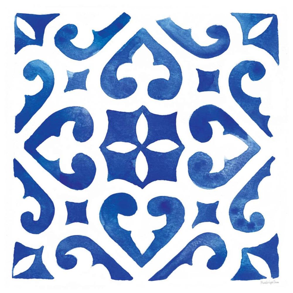 Andalusian Tile I art print by Mercedes Lopez Charro for $57.95 CAD
