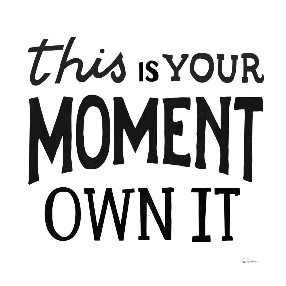 This Moment Black art print by Sue Schlabach for $57.95 CAD