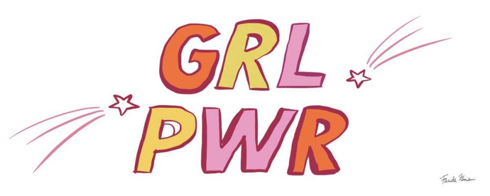 Girl Power art print by Farida Zaman for $57.95 CAD