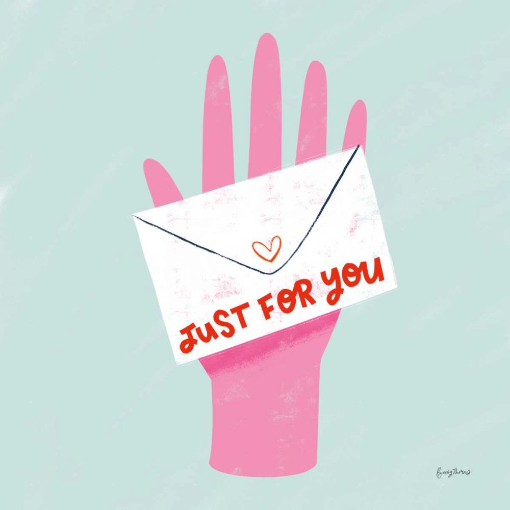 Love Letters I art print by Becky Thorns for $57.95 CAD