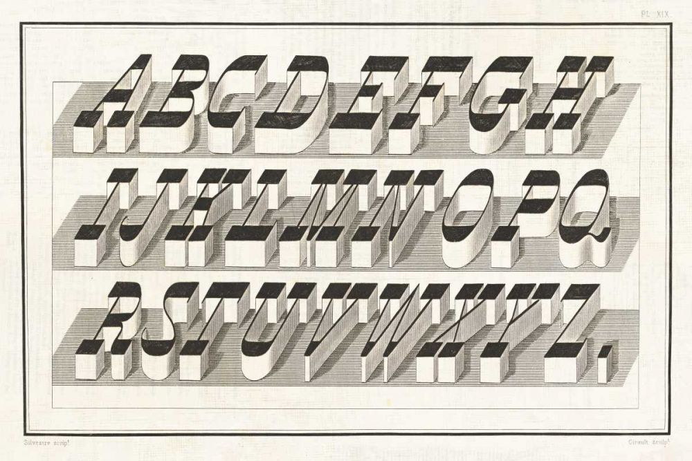 Bold Alphabet art print by Wild Apple Portfolio for $57.95 CAD