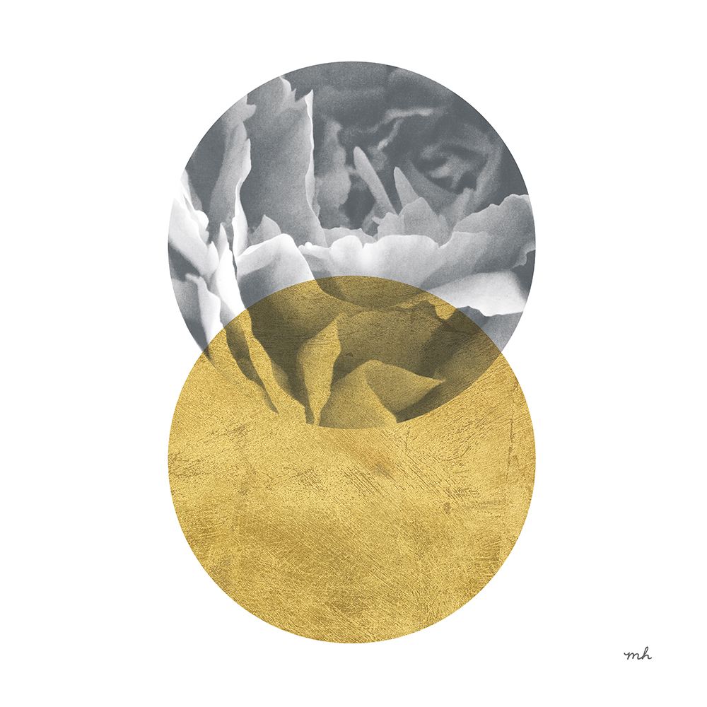 Blossoms I Gold art print by Moira Hershey for $57.95 CAD