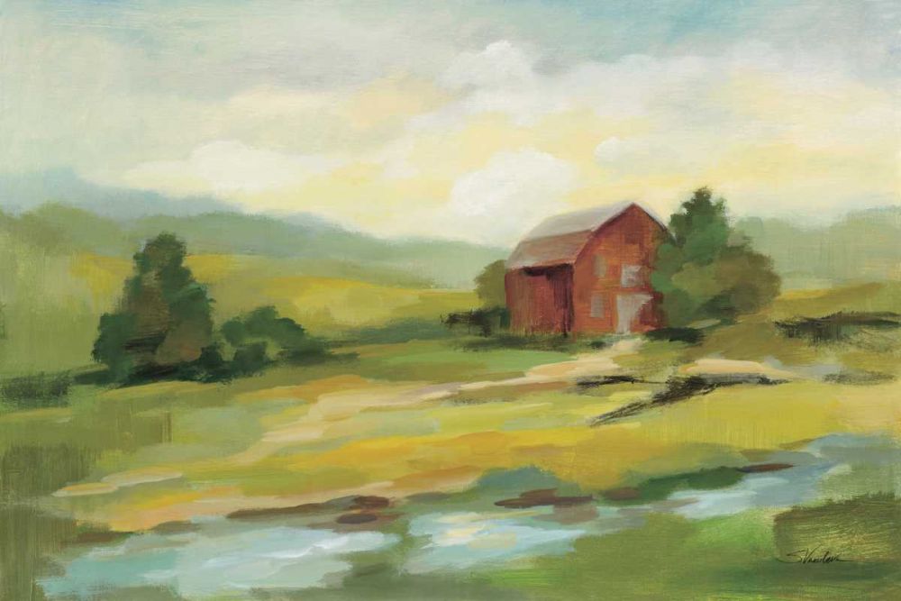 Springtime Farm art print by Silvia Vassileva for $57.95 CAD