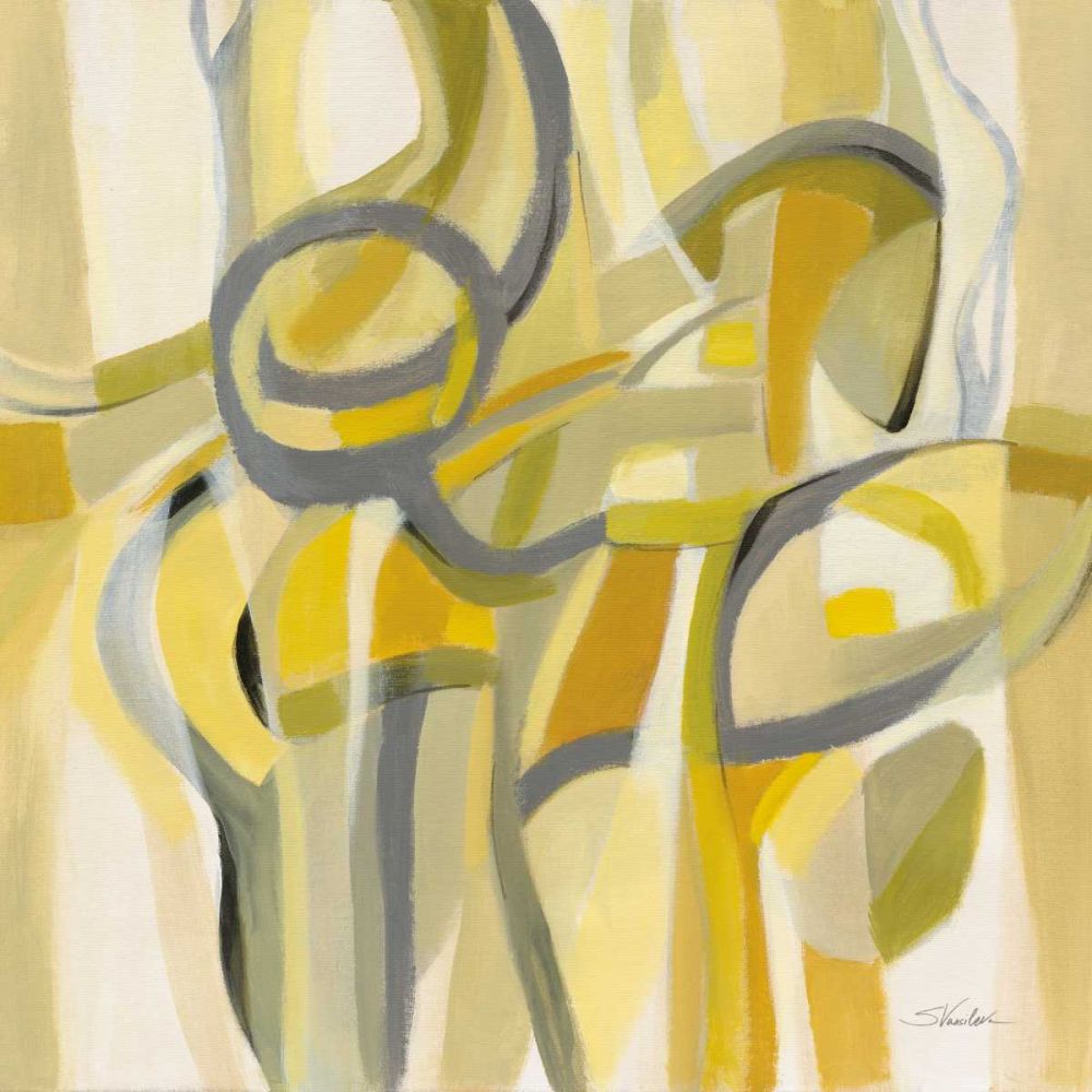 Mid Mod Yellow art print by Silvia Vassileva for $57.95 CAD