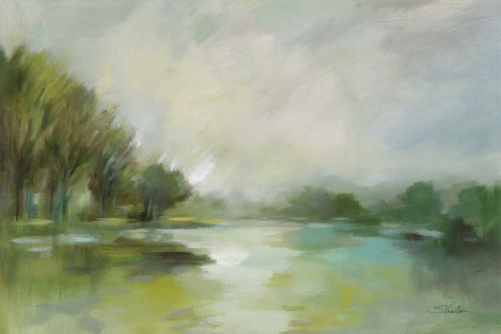 Lakeside Fog art print by Silvia Vassileva for $57.95 CAD