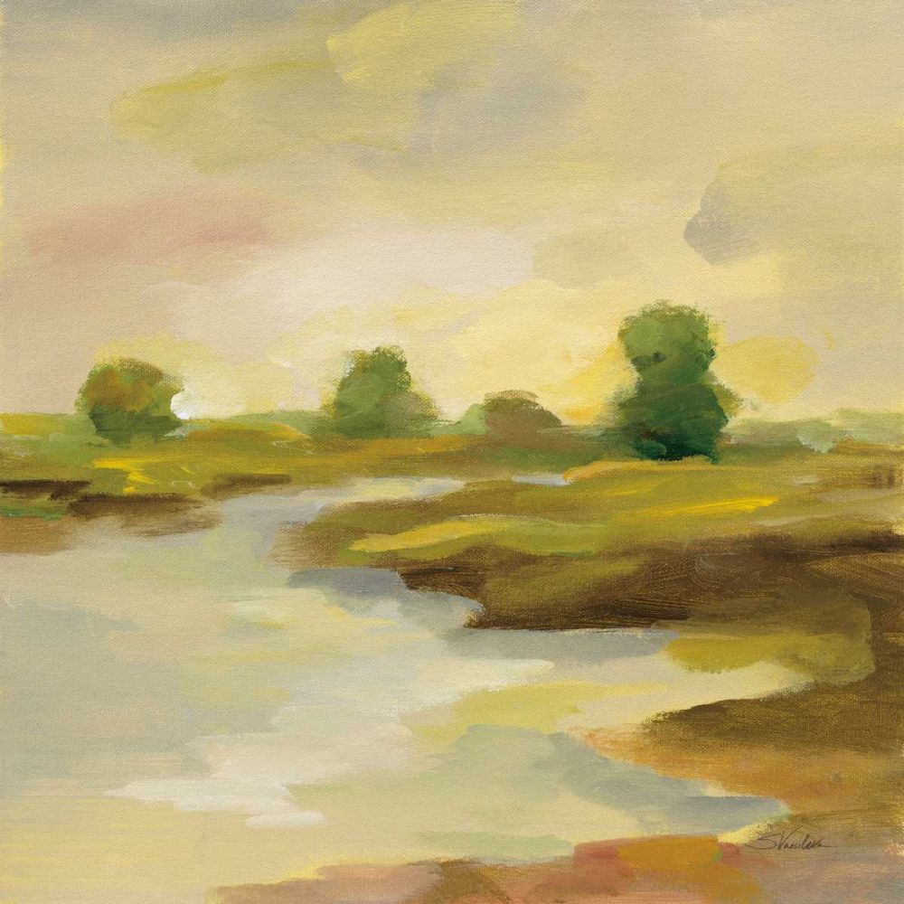 Chartreuse Fields I art print by Silvia Vassileva for $57.95 CAD